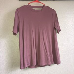 Purple flowy shirt